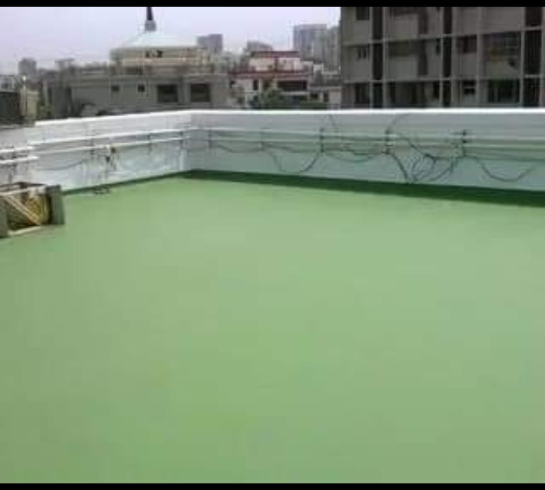 Heat-Reflective Green Terrace Coating